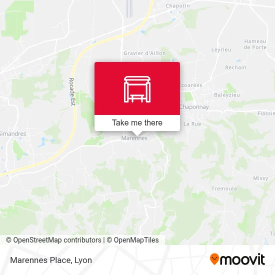 Marennes Place map