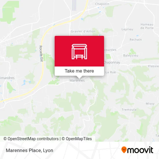Marennes Place map