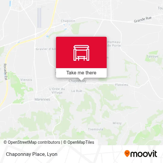Chaponnay Place map