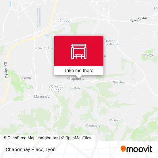 Chaponnay Place map