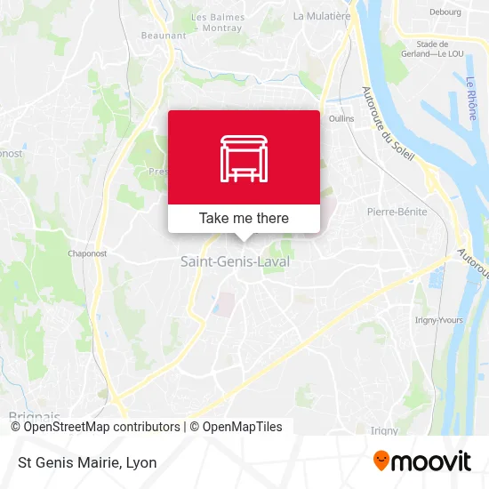 St Genis Mairie map