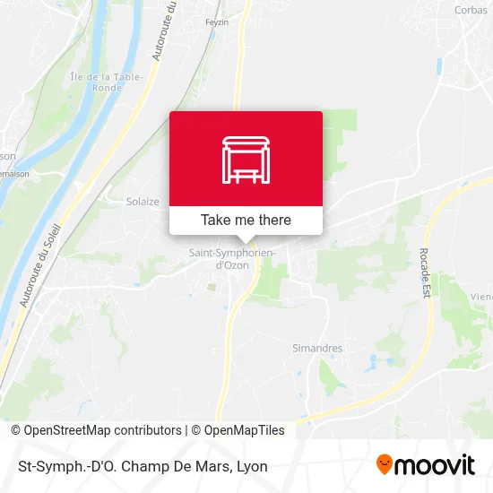 St-Symph.-D'O. Champ De Mars map
