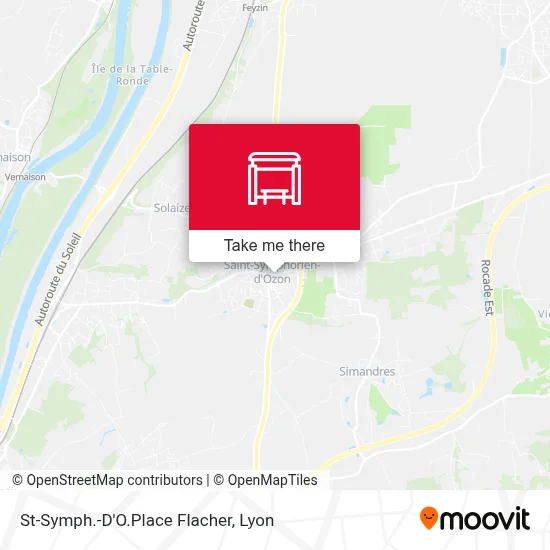 St-Symph.-D'O.Place Flacher map