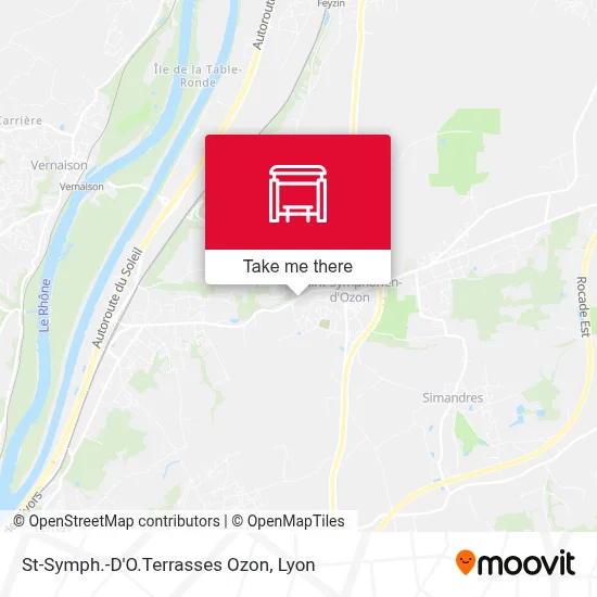 St-Symph.-D'O.Terrasses Ozon map