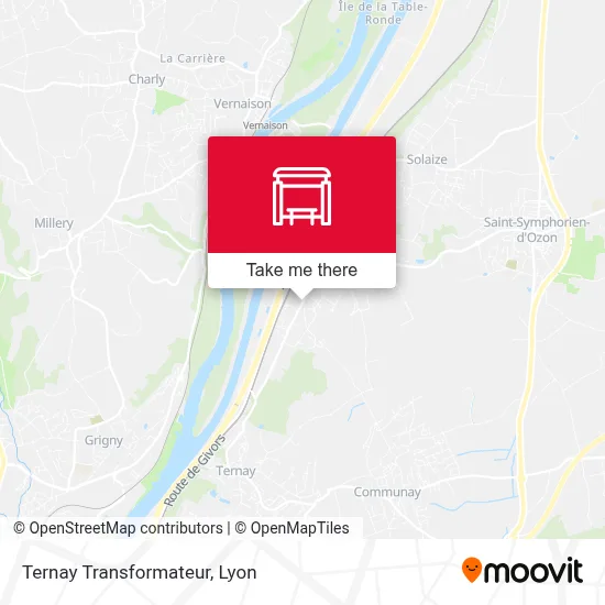 Ternay Transformateur map