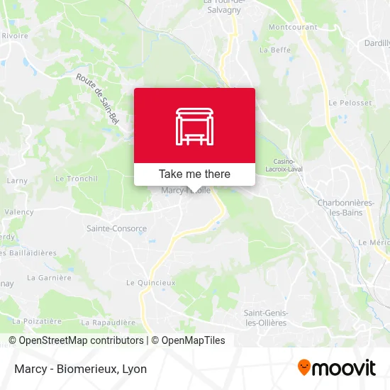 Marcy - Biomerieux map