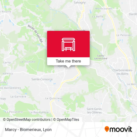 Marcy - Biomerieux map