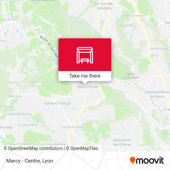 Marcy - Centre map