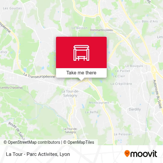 La Tour - Parc Activites map