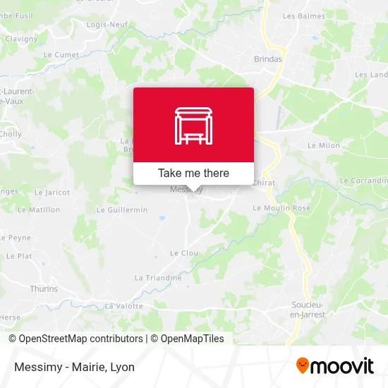 Messimy - Mairie map