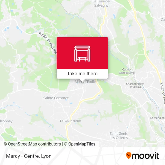 Marcy - Centre map
