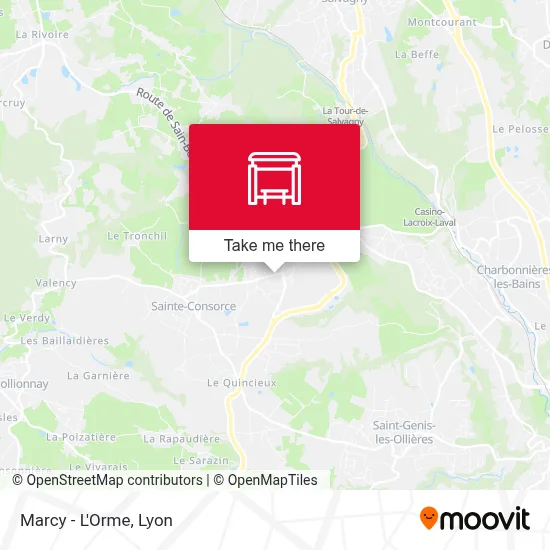 Marcy - L'Orme map