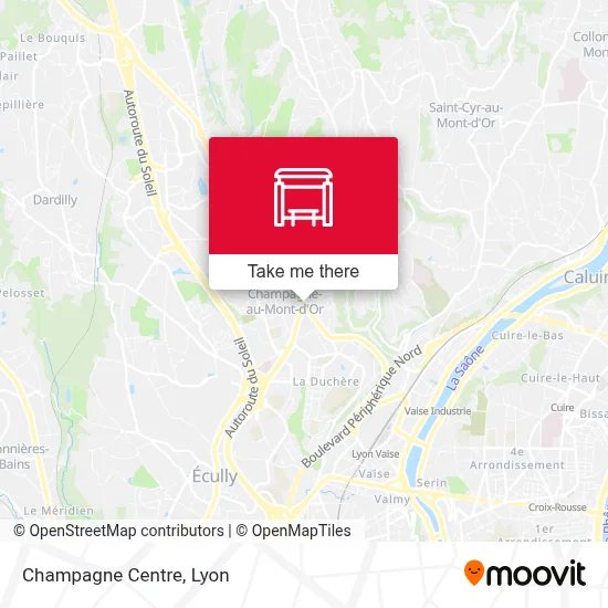 Champagne Centre map