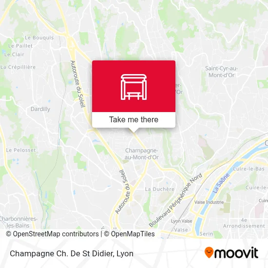 Champagne Ch. De St Didier map