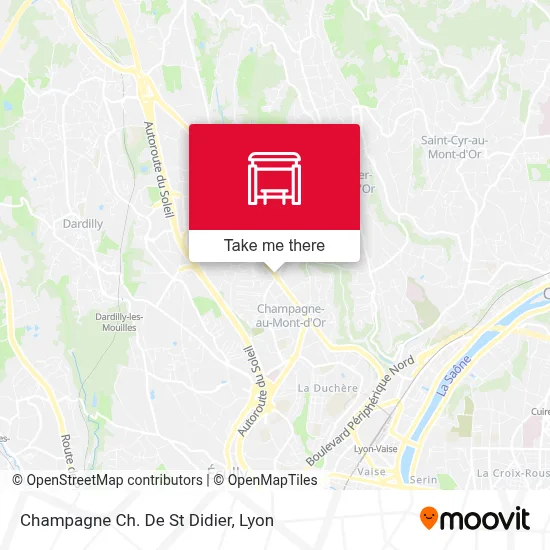 Champagne Ch. De St Didier map