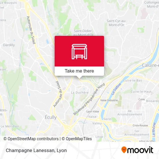 Champagne Lanessan map