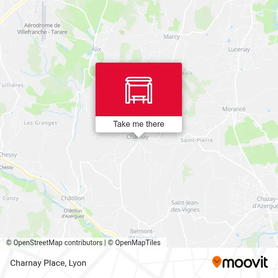 Charnay Place map