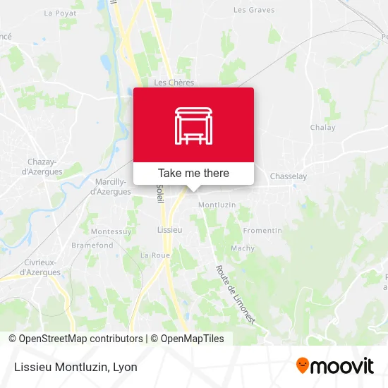 Lissieu Montluzin map