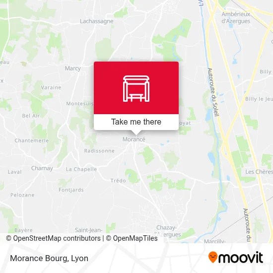 Morance Bourg map