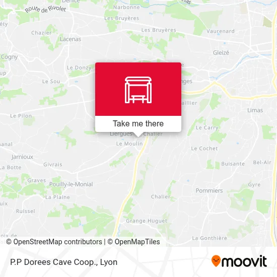 P.P Dorees Cave Coop. map