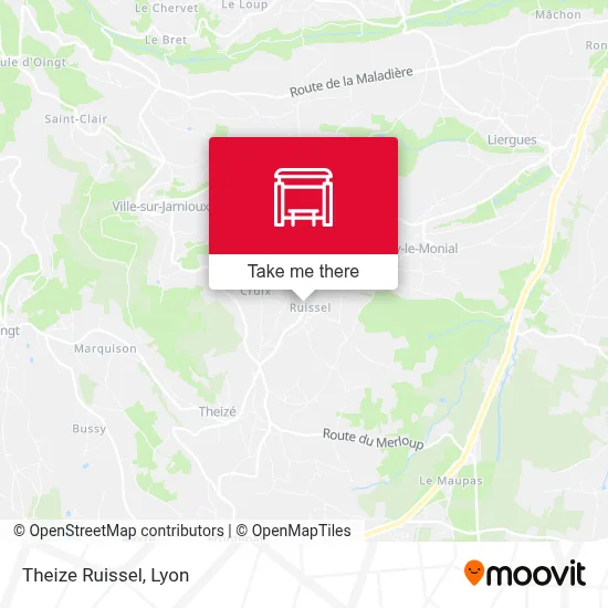 Theize Ruissel map