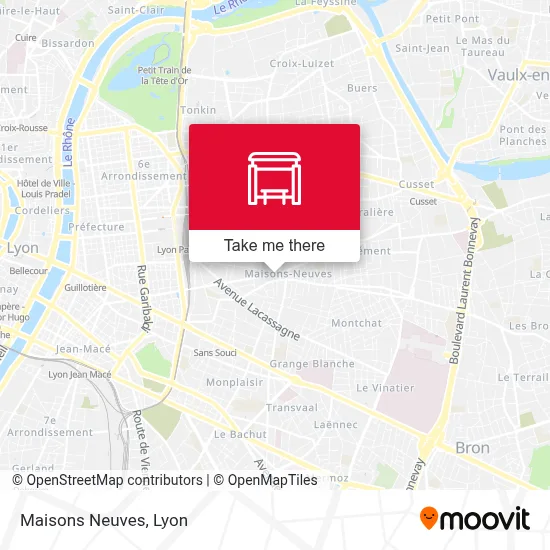 Mapa Maisons Neuves