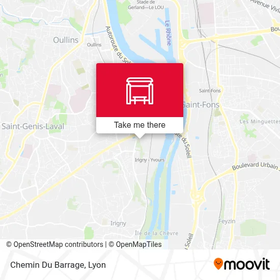 Chemin Du Barrage map