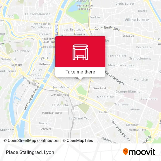 Place Stalingrad map