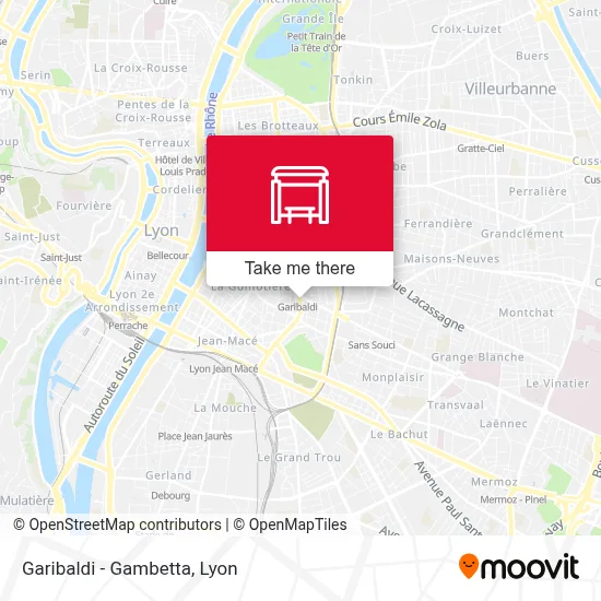 Garibaldi - Gambetta map