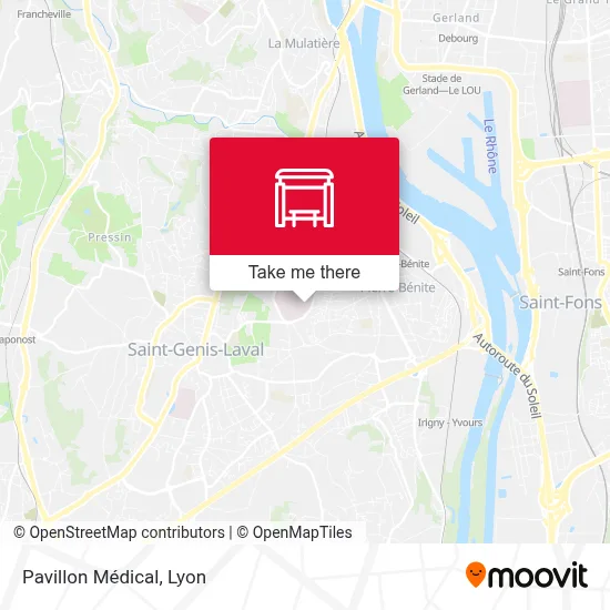 Pavillon Médical map