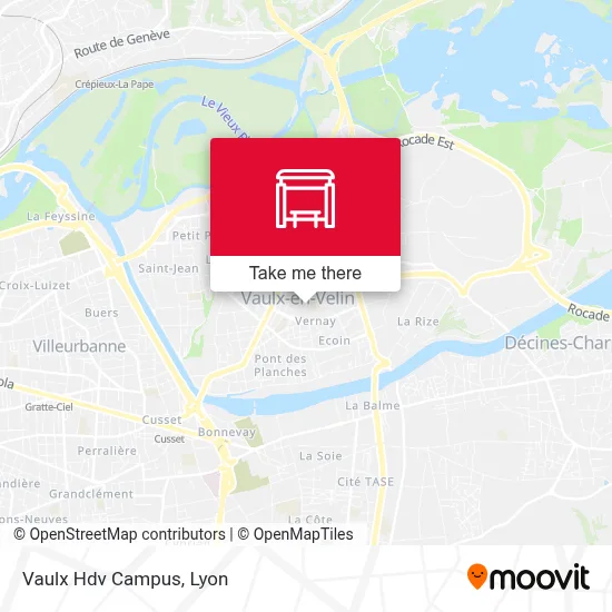 Vaulx Hdv Campus map