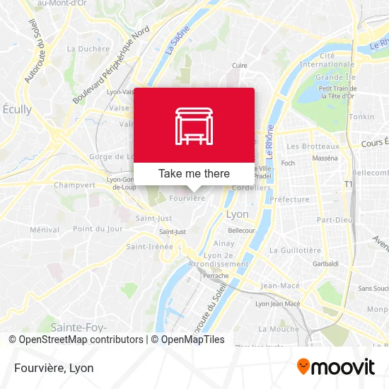 Fourvière map