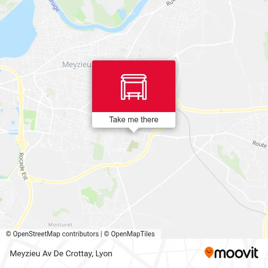 Meyzieu Av De Crottay map