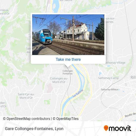Gare Collonges-Fontaines map