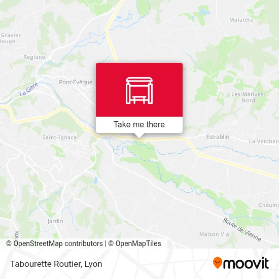 Tabourette Routier map