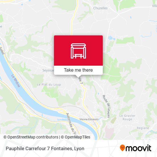 Pauphile Carrefour 7 Fontaines map