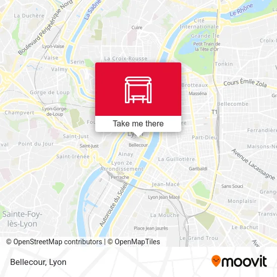 Bellecour map