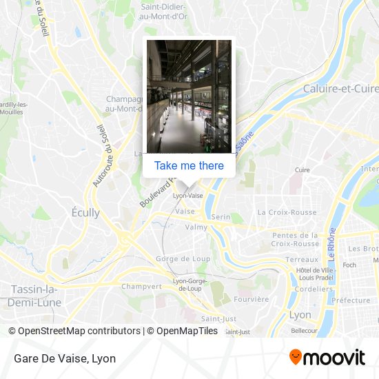 Gare De Vaise map