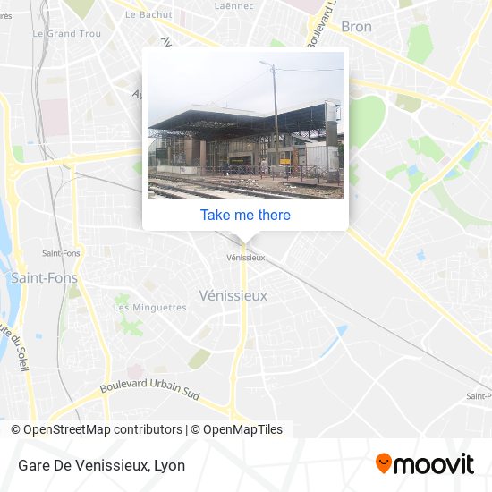 Mapa Gare De Venissieux