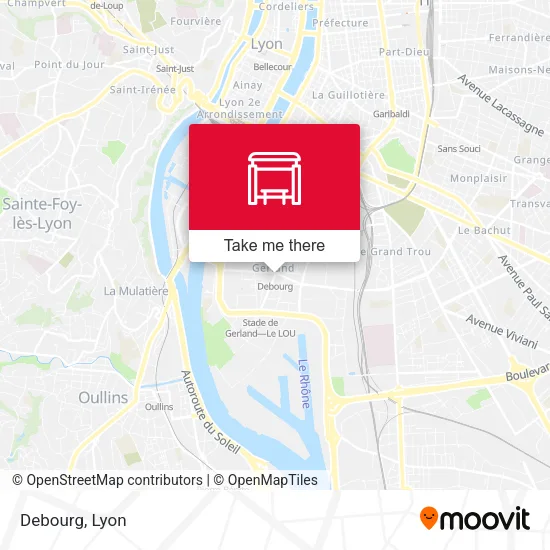 Debourg map