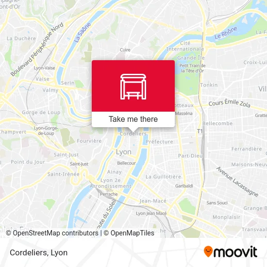 Cordeliers map