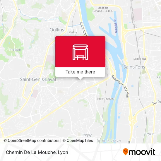 Chemin De La Mouche map