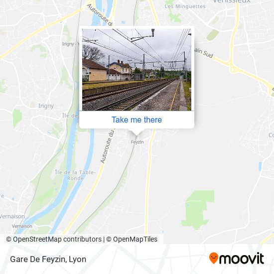 Mapa Gare De Feyzin