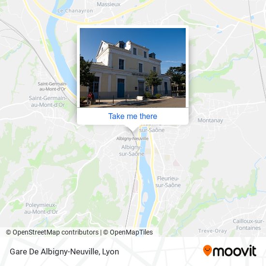 Mapa Gare De Albigny-Neuville
