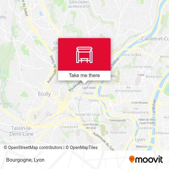 Bourgogne map