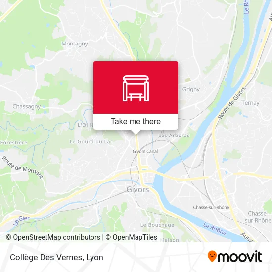 Collège Des Vernes map