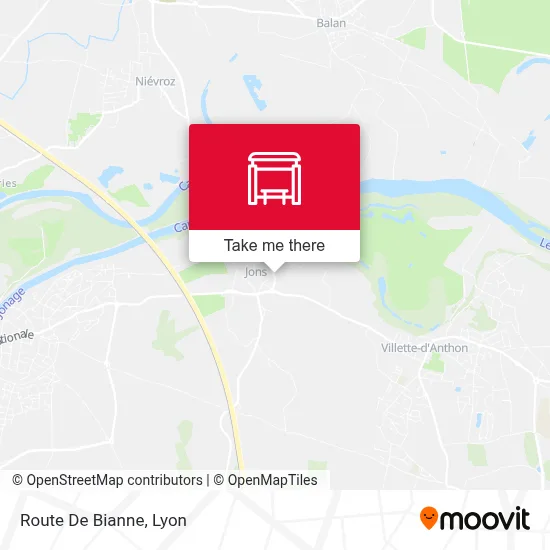 Route De Bianne map