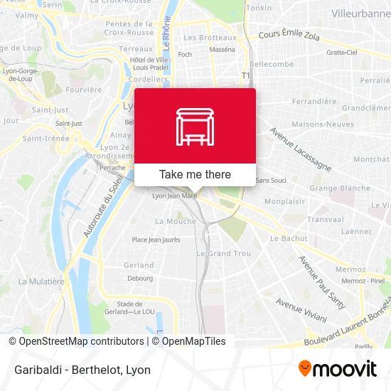 Garibaldi - Berthelot map