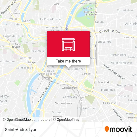 Saint-André map