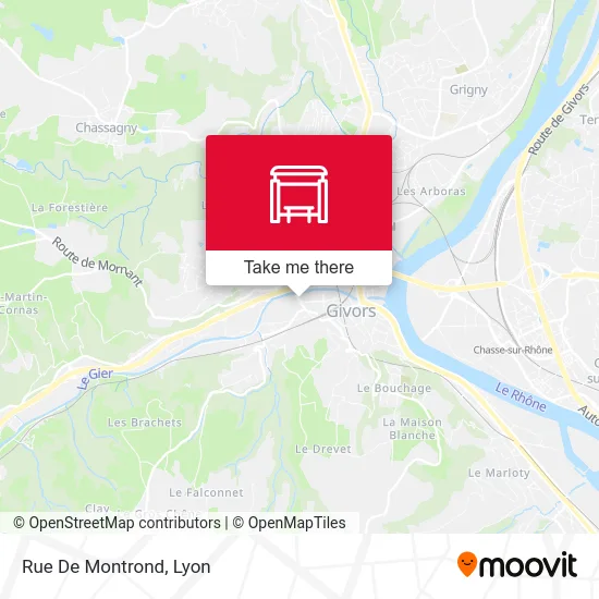Rue De Montrond map